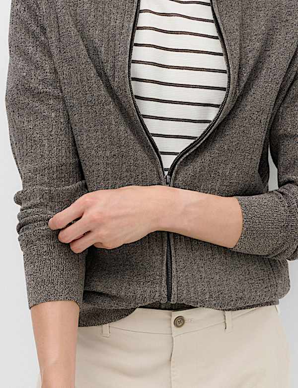 Cotton Rich Smart Funnel Neck Jumper - CN