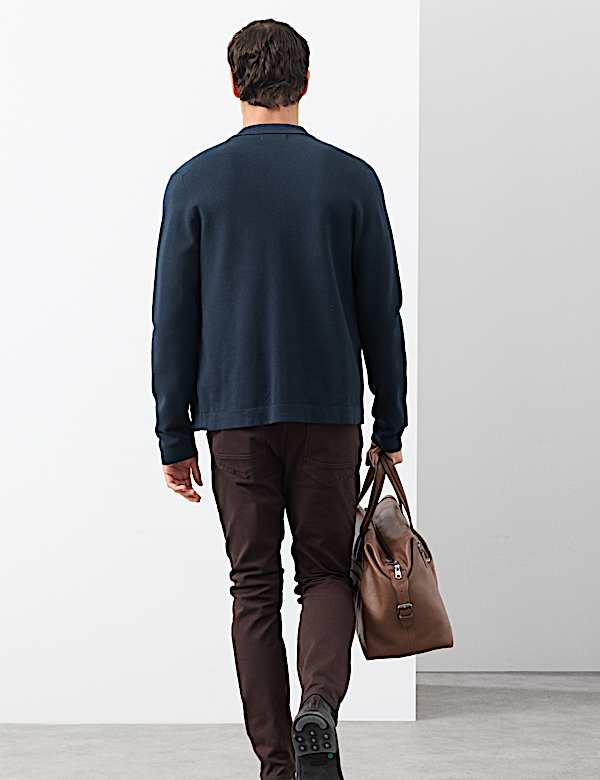 Milano-knit Zip up Knitted Jacket - PL