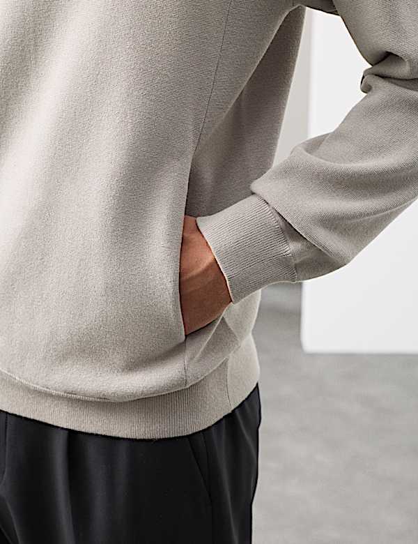 Milano Stitch Knitted Hoodie - JO