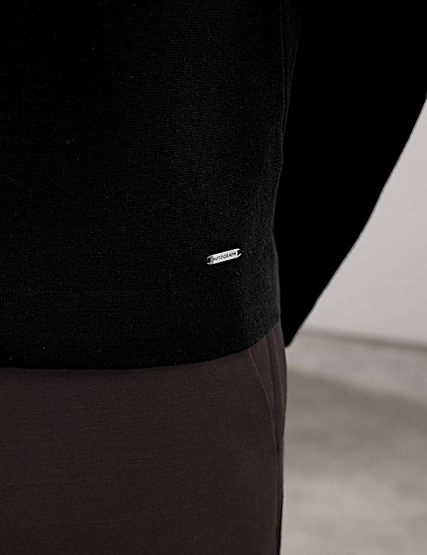 Milano Knit Relaxed Half Zip Polo Shirt - CA