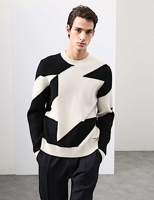 Wool Rich Crew Neck Jumper - IL