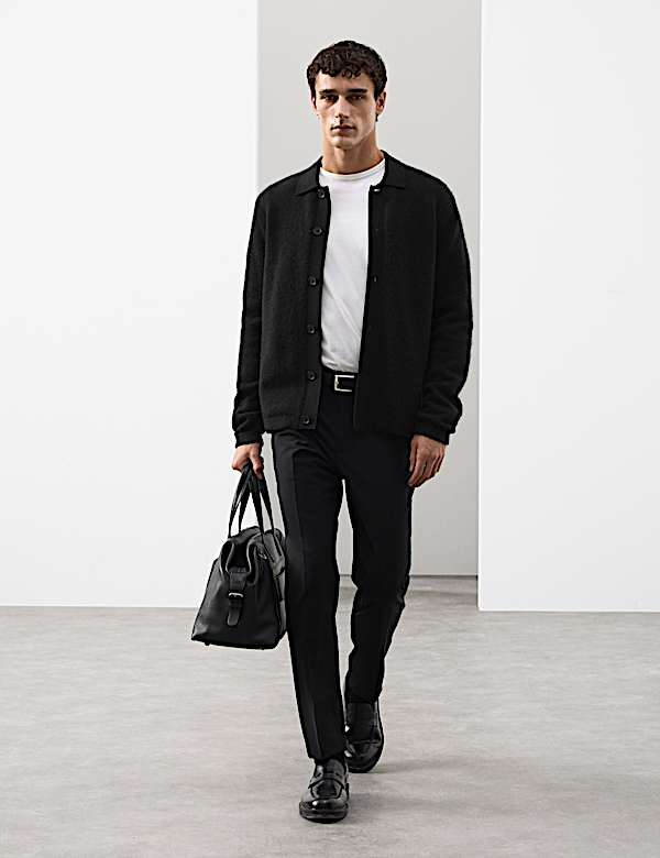 Merino Mohair Blend Cardigan - MV