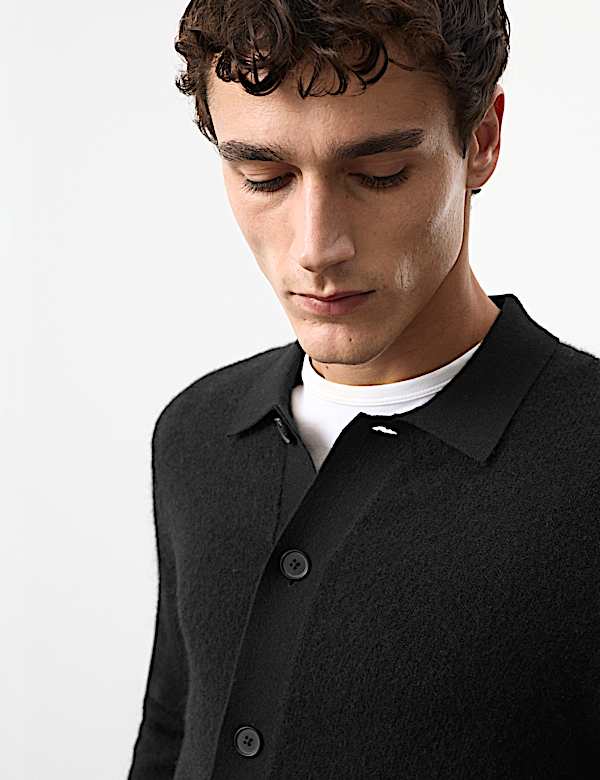 Merino Mohair Blend Cardigan - MV