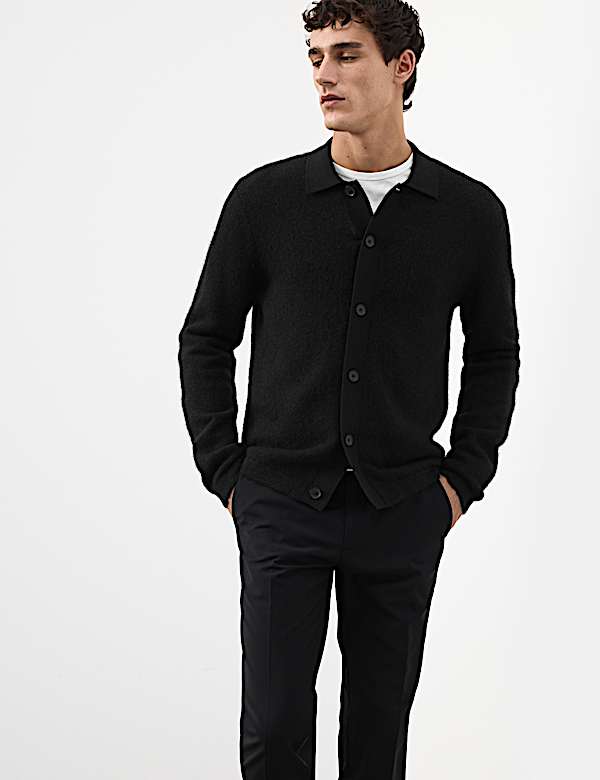 Merino Mohair Blend Cardigan - MV