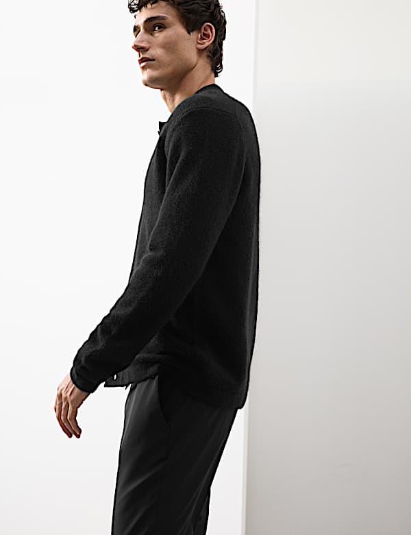 Merino Mohair Blend Cardigan - MV