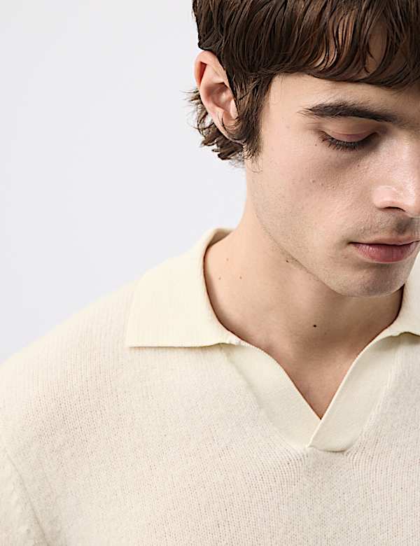 Merino Mohair Blend Block Striped Jumper - JE