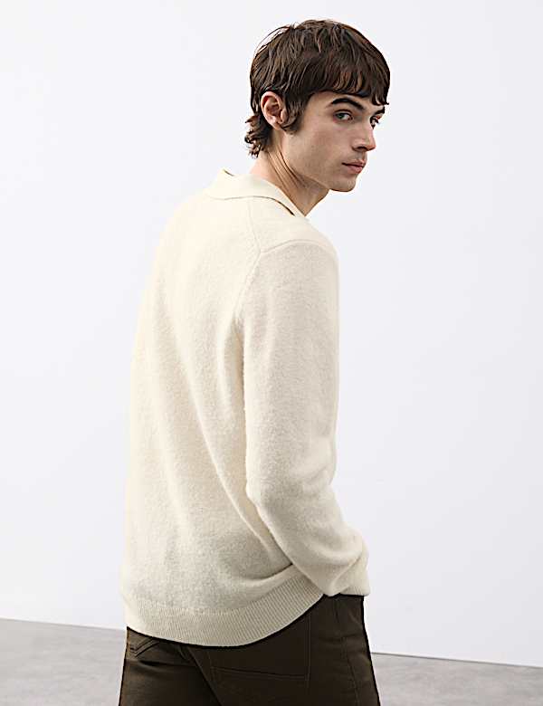 Merino Mohair Blend Block Striped Jumper - JE