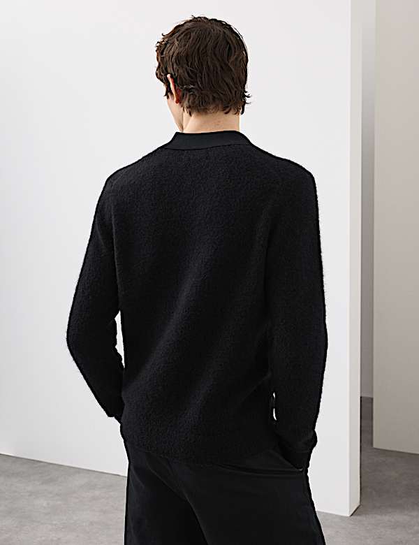 Merino Mohair Blend Block Striped Jumper - CA