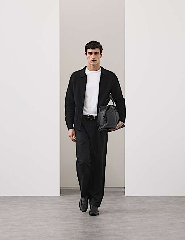 Veste 100 % laine &agrave; d&eacute;tail point boucle - LU