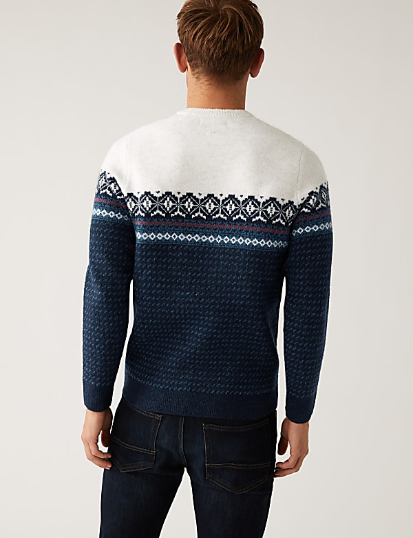 Fair Isle Crew Neck Jumper
