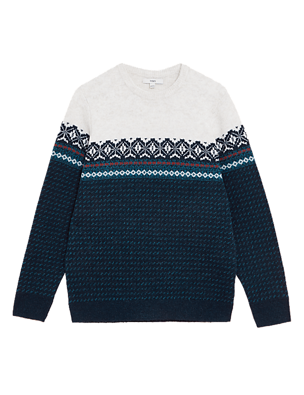 Fair Isle Crew Neck Jumper