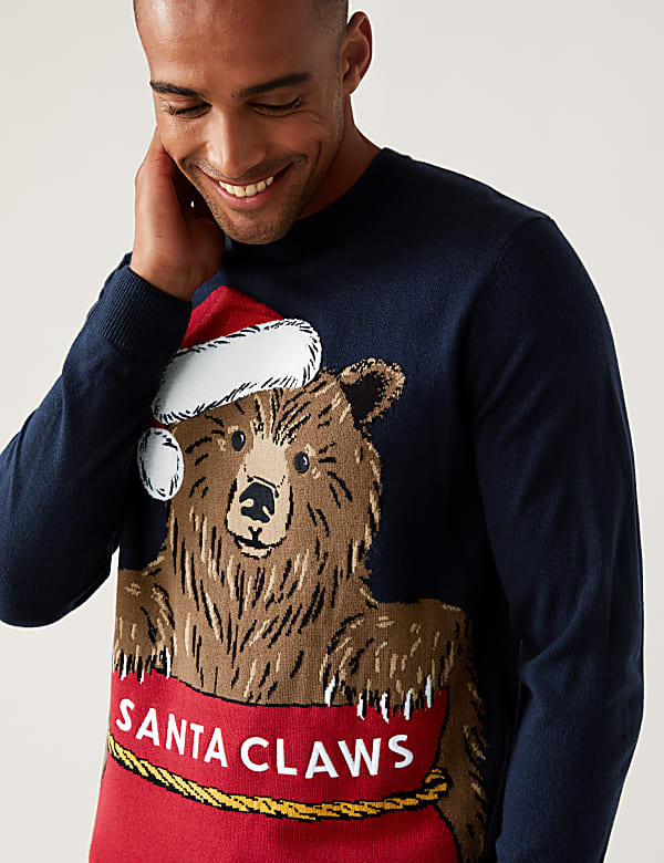 Bear jumper mens clearance