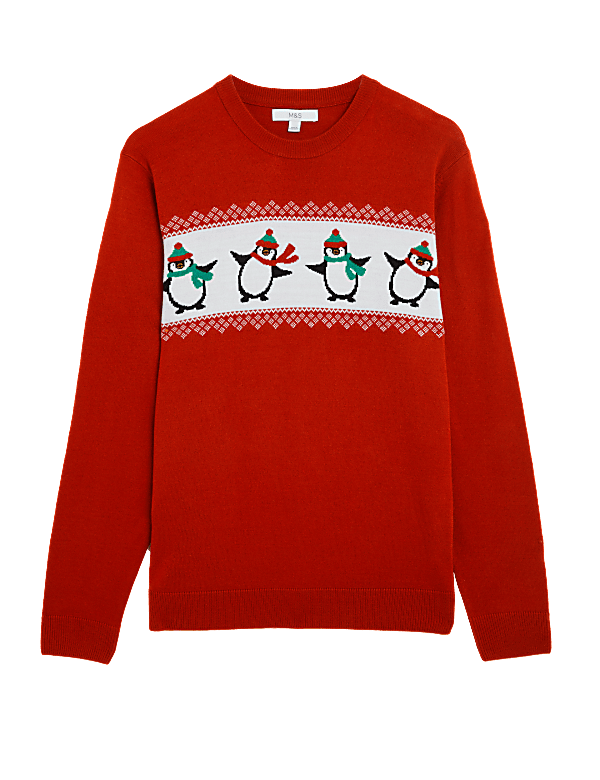 Penguin Crew Neck Christmas Jumper