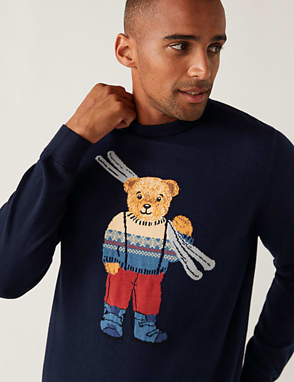 Bear crewneck hot sale