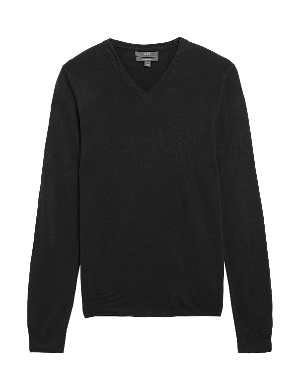 Cashmilon v neck jumper cheap