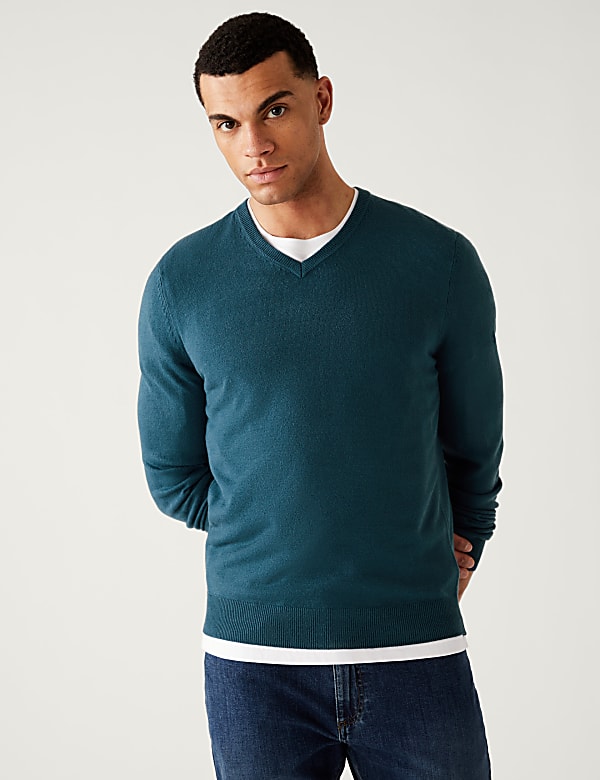 Pure Acrylic Plain V-Neck Cardigans