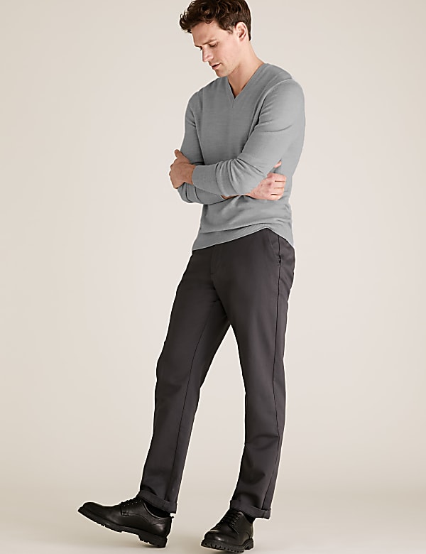 Pure Acrylic Plain V-Neck Cardigans