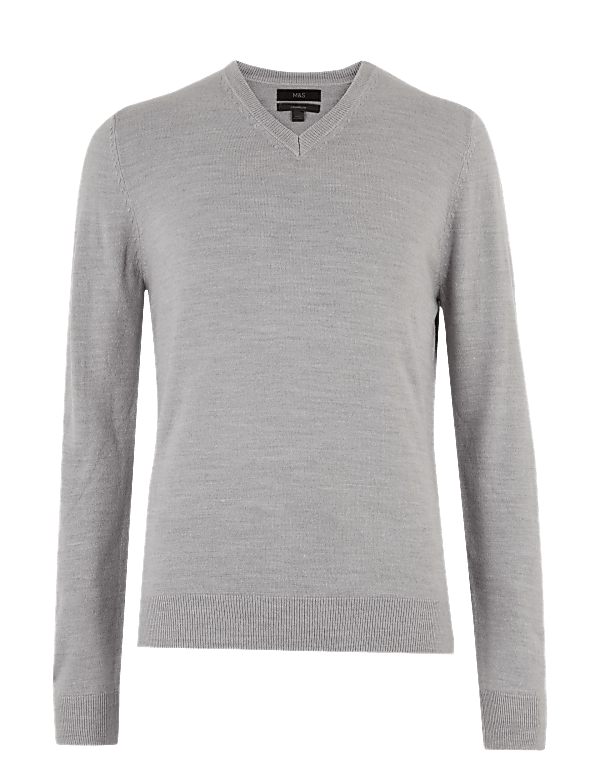 Pure Acrylic Plain V-Neck Cardigans