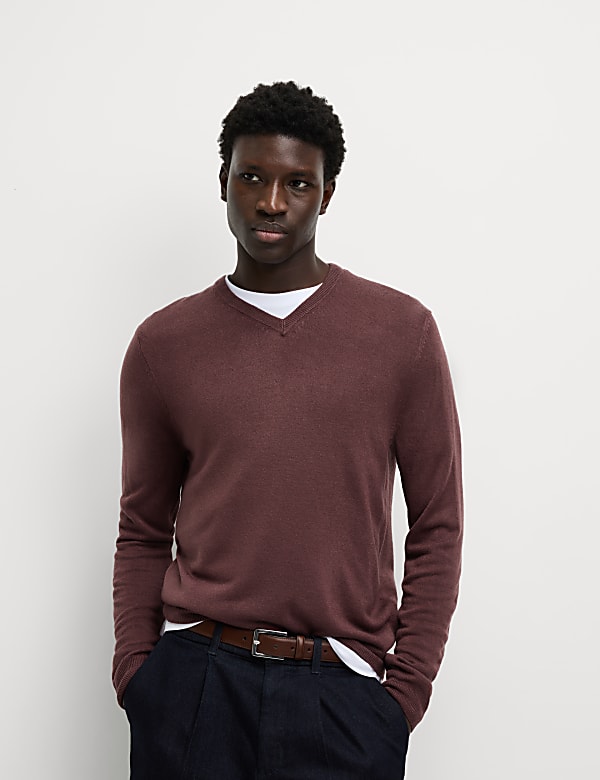 Cashmilon™ V-Neck Jumper