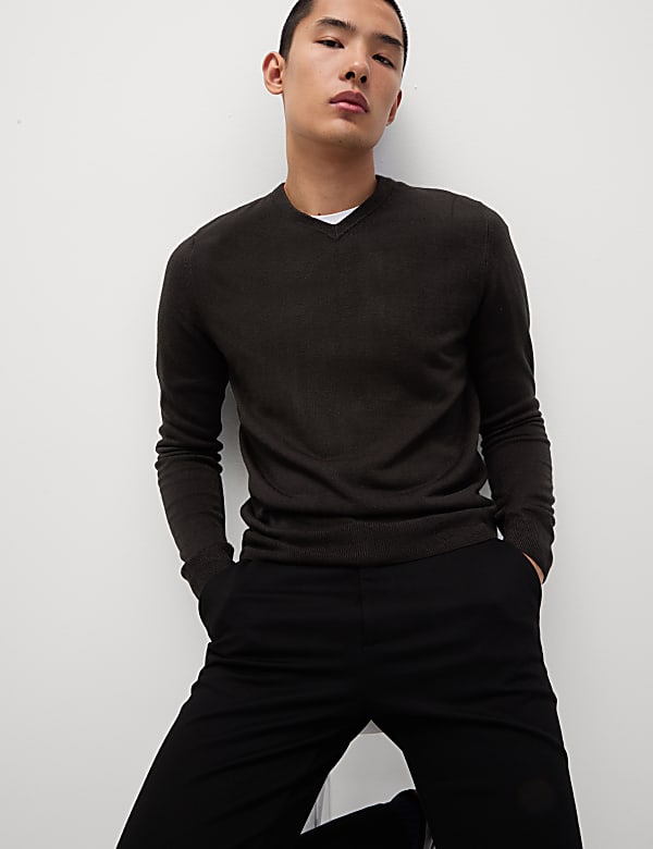 Cashmilon™ V-Neck Jumper