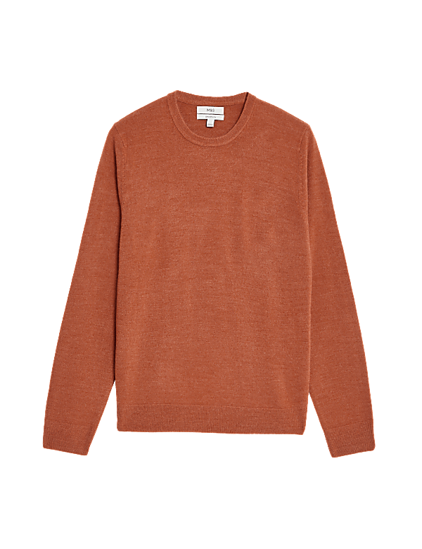 Pure Acrylic Stripes Round Neck Jumper