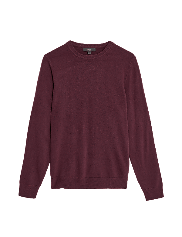 Pure Acrylic Stripes Round Neck Jumper