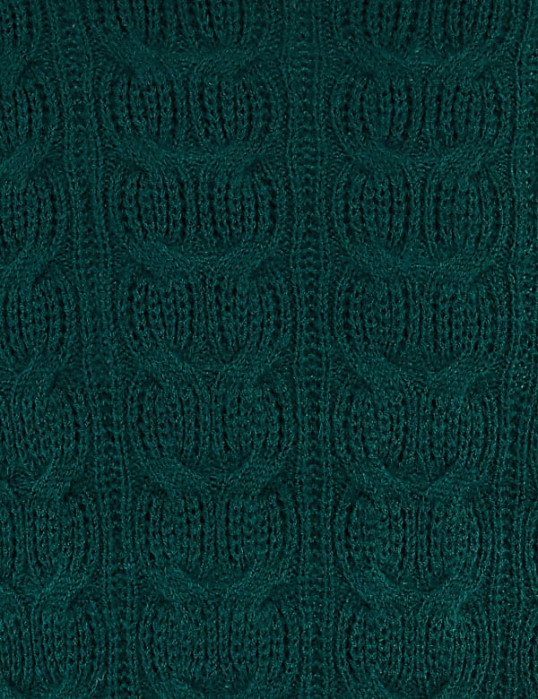 Recycled Super Soft Cable Crew Neck Jumper