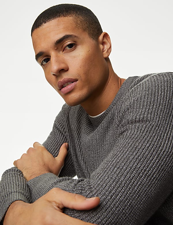 Supersoft Chunky Crew Neck Jumper - GR