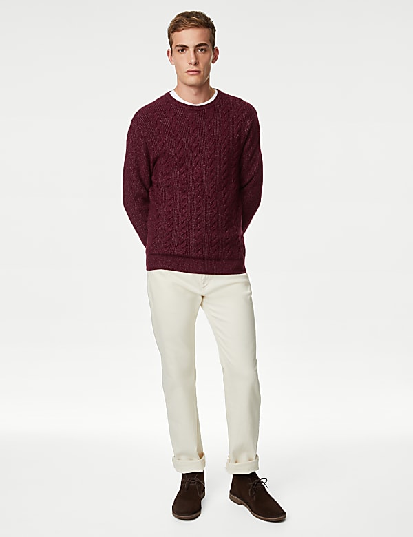 Chunky burgundy sweater 2025
