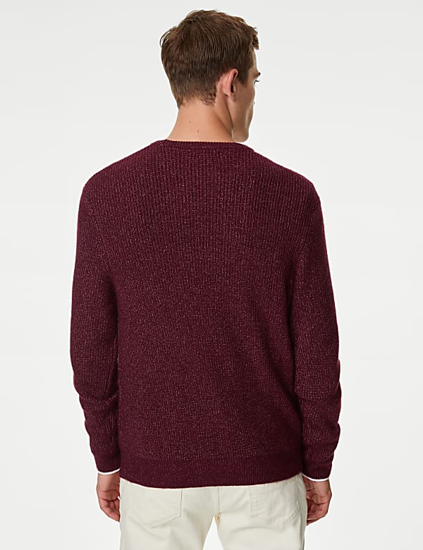 Supersoft Chunky Cable Crew Neck Jumper - GR