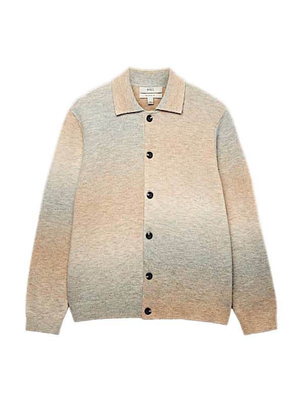 Lofty Ombre Button Through Cardigan