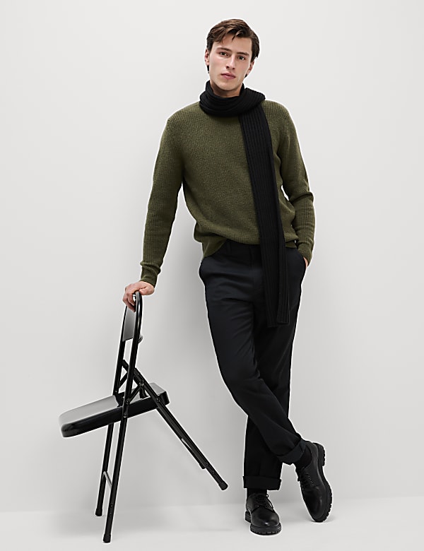 Supersoft Crew Neck Jumper with Wool - LV