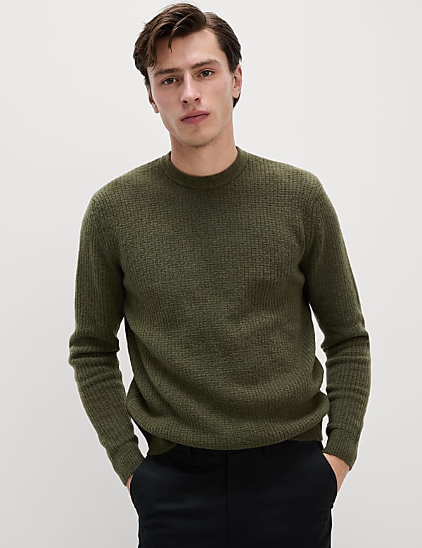 Supersoft Crew Neck Jumper with Wool - LV