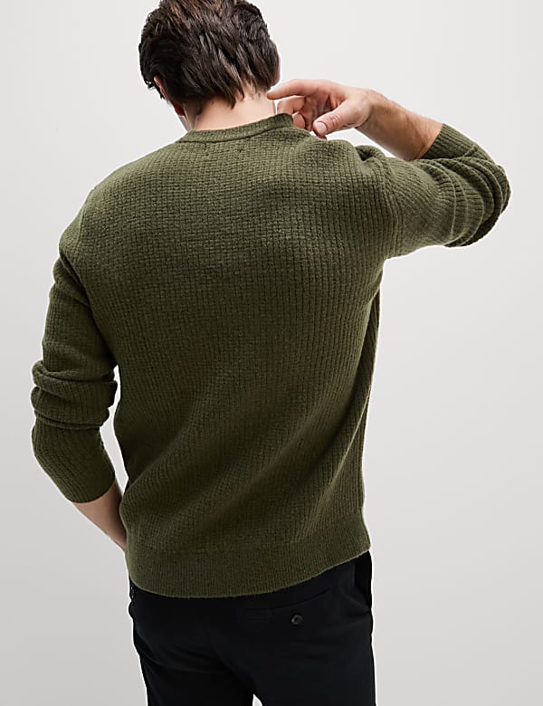 Supersoft Crew Neck Jumper with Wool - LV