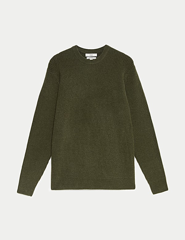 Supersoft Crew Neck Jumper with Wool - LV