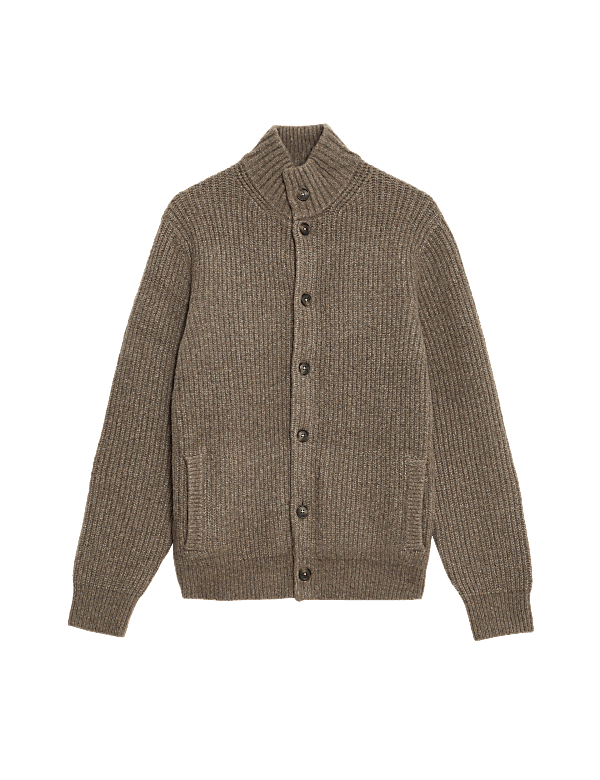 Supersoft Knitted Jacket with Wool