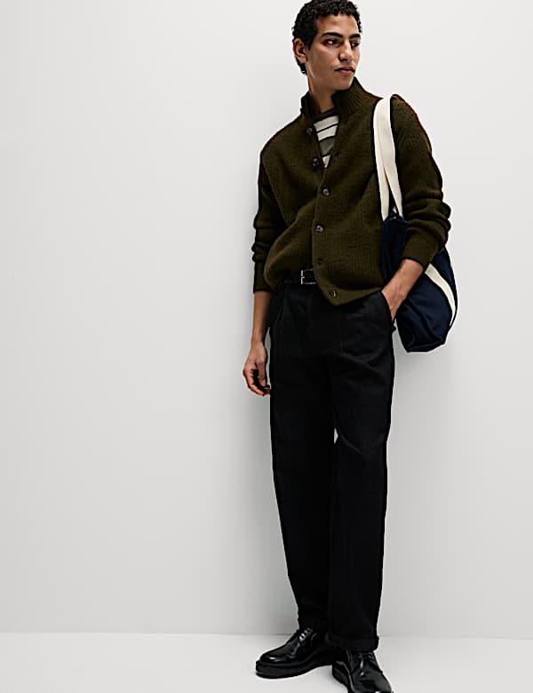 Jaket Rajutan dengan Wol Super Lembut - ID