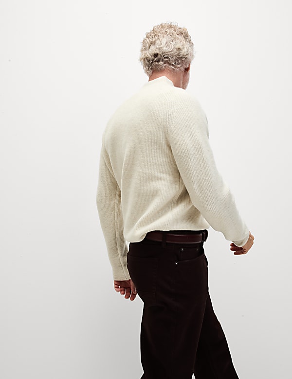 Supersoft High Neck Jumper with Wool