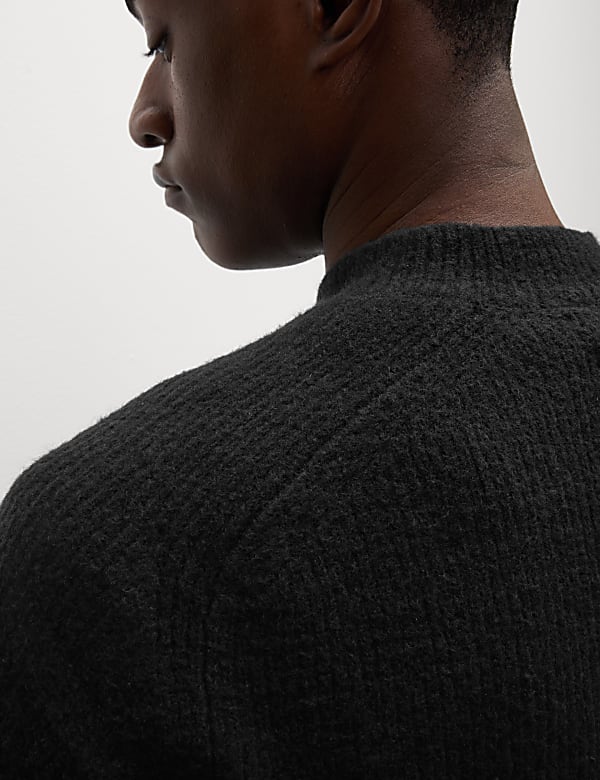 Supersoft High Neck Jumper with Wool - FR