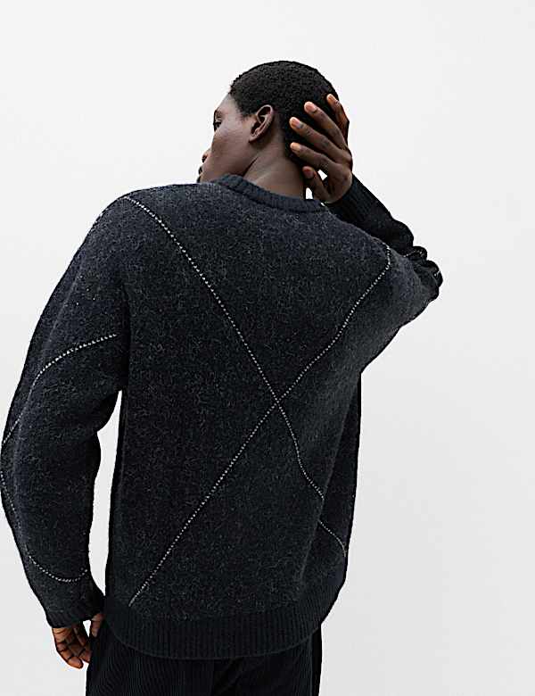 Argyle Crew Neck Jumper - UA