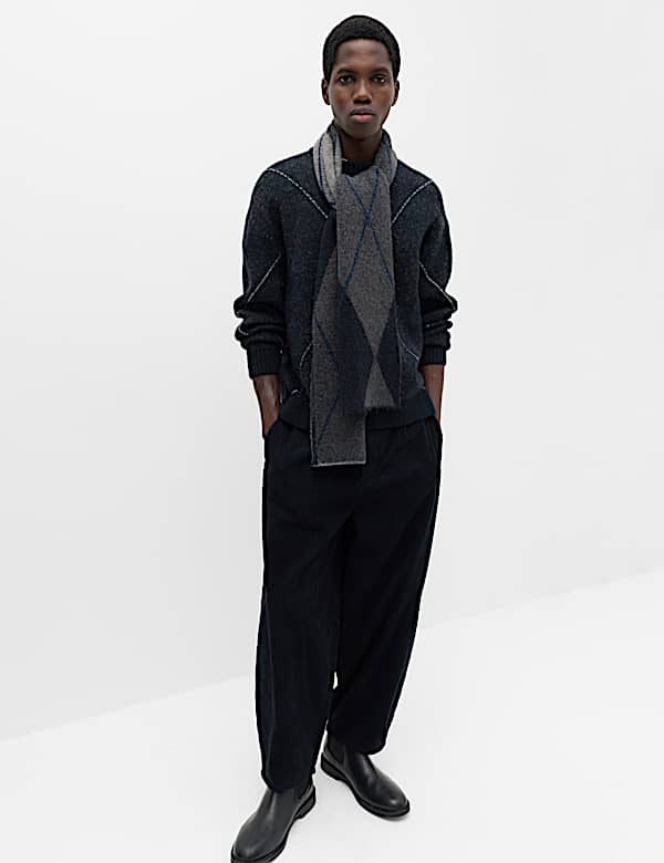 Argyle Crew Neck Jumper - UA