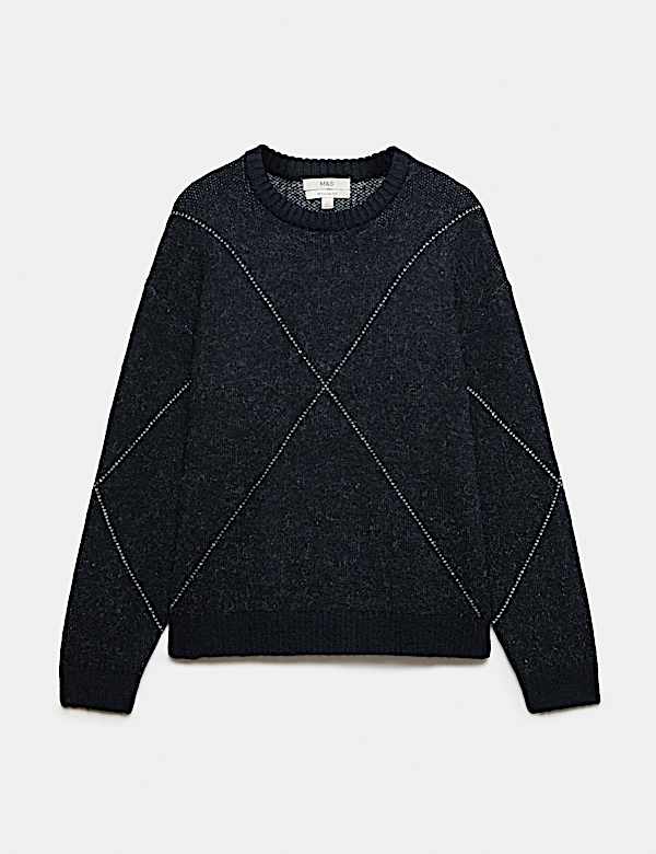 Argyle Crew Neck Jumper - UA