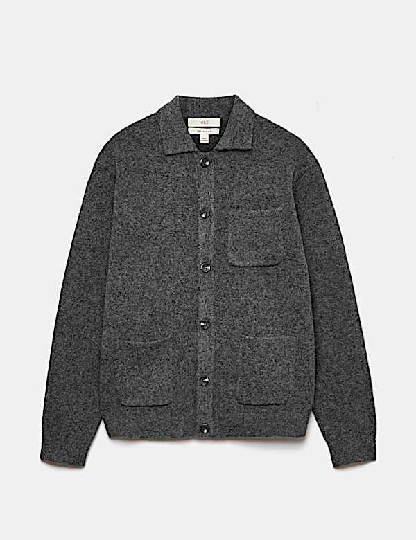 Cardigan pratique confortable &agrave; fermeture boutonn&eacute;e - CH