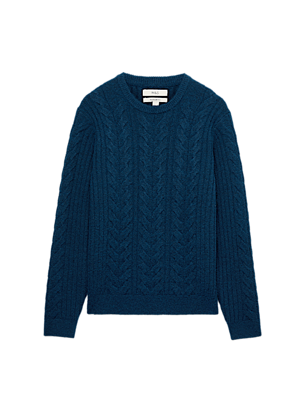 Cable Knit Crew Neck Jumper