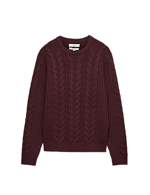 Cable Knit Crew Neck Jumper