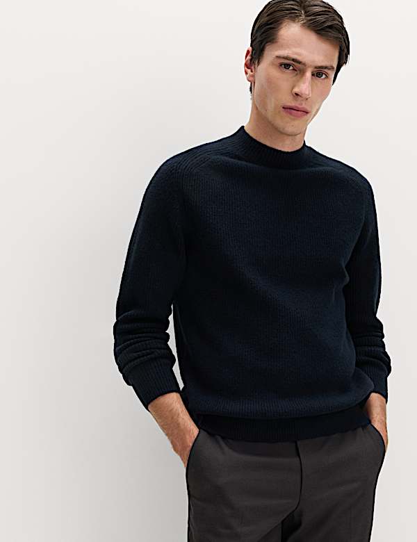 Superweicher Pullover mit Rippenmuster - AT