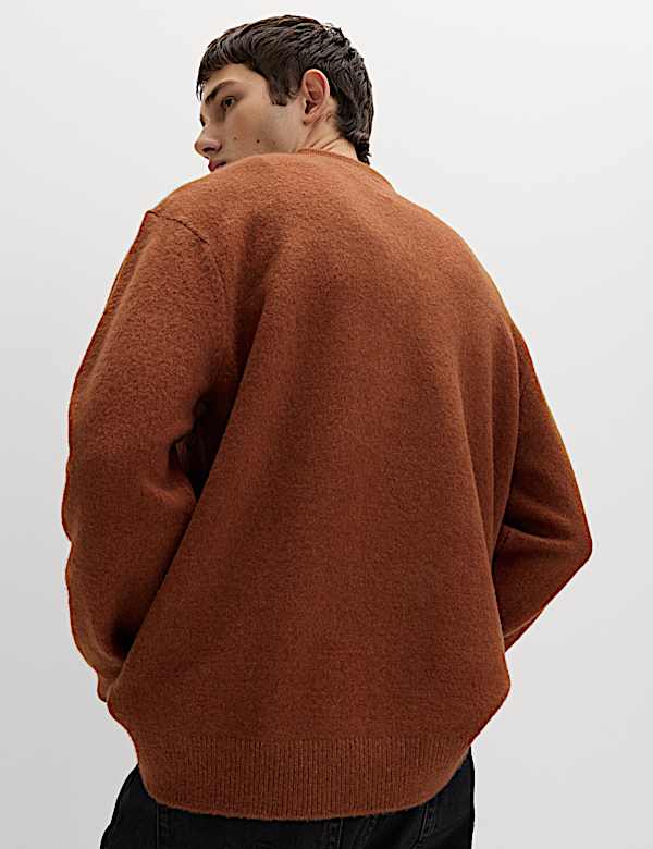 Supersoft Polo Neck Jumper with Wool - GR