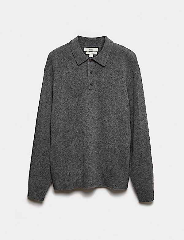 Supersoft Polo Neck Jumper with Wool - IT