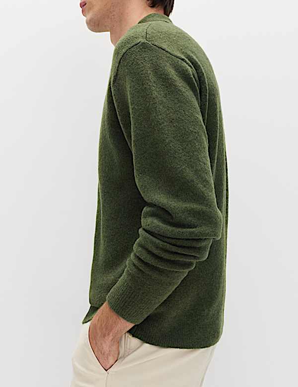 Supersoft Polo Neck Jumper with Wool - AU