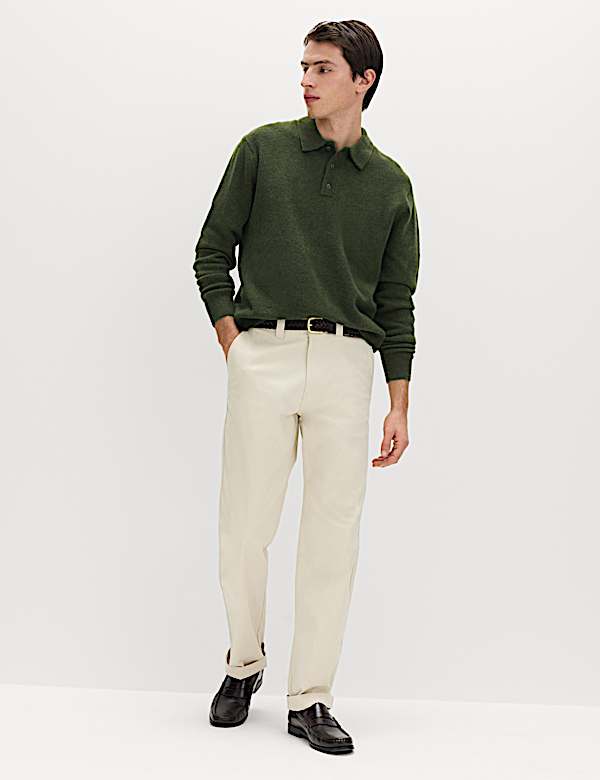 Supersoft Polo Neck Jumper with Wool - AU